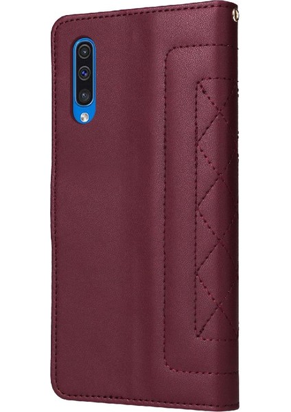 Samsung Galaxy A50 Için Flip Case Deri Kılıf Cüzdan Basit Iş Çevirme (Yurt Dışından) indirimleri