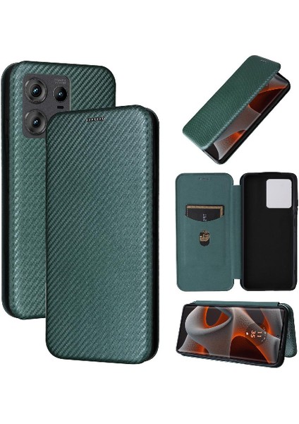 Motorola Moto Kenar 50 Pro Kart Ekleme Deri Folio Flip Case Için Kılıf (Yurt Dışından)