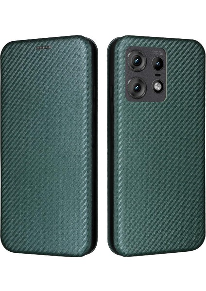 Motorola Moto Kenar 50 Pro Kart Ekleme Deri Folio Flip Case Için Kılıf (Yurt Dışından)