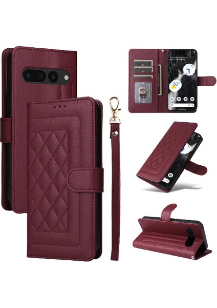 Google Piksel 7 Pro Deri Kılıf Için Flip Case Basit Iş Flip Kapak (Yurt Dışından)