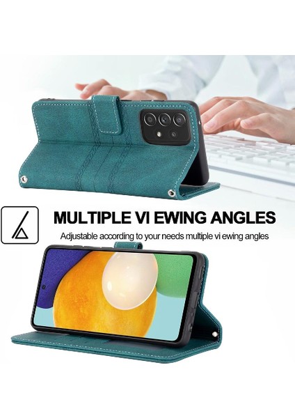 Samsung Galaxy A73 5g Manyetik Kapatma Darbeye Koruyucu Için Flip Case (Yurt Dışından)