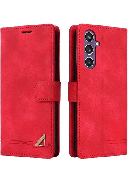 Samsung Galaxy S23 Fe Için Flip Case Cüzdan Kapak Kapak Basit Iş (Yurt Dışından)