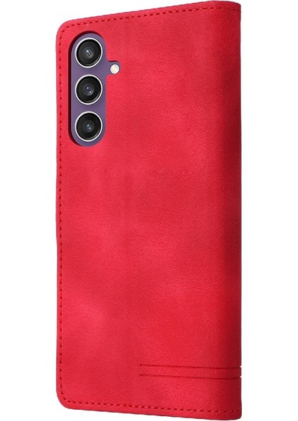 Samsung Galaxy S23 Fe Için Flip Case Cüzdan Kapak Kapak Basit Iş (Yurt Dışından)