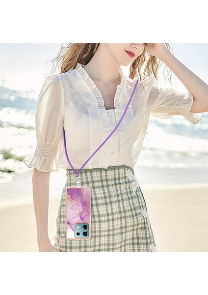 Xiaomi Redmi Için Not 13 5g Anti-Scratch Yumuşak Tampon Crossbody Kayış (Yurt Dışından)