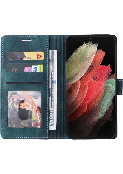 Samsung Galaxy S21 Için Flip Case Ultra Darbeye Deri Kılıf Kapak Çevirin (Yurt Dışından) indirimleri