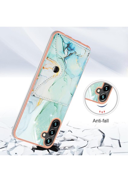 Samsung Galaxy A14 5g Yumuşak Tpu Tampon Mermer Ince Cüzdan Kartı (Yurt Dışından) fırsatları