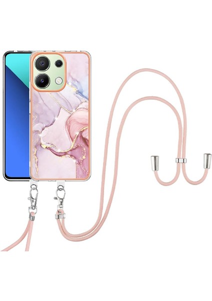 Xiaomi Redmi Için Not 13 4g Tampon Mermer Crossbody Kordon Askısı (Yurt Dışından)