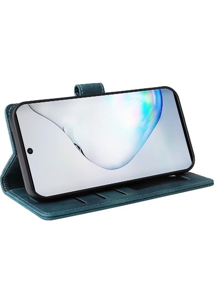 Samsung Galaxy Not 10 Için Flip Case Basit Iş Deri Kılıf Cüzdan (Yurt Dışından)