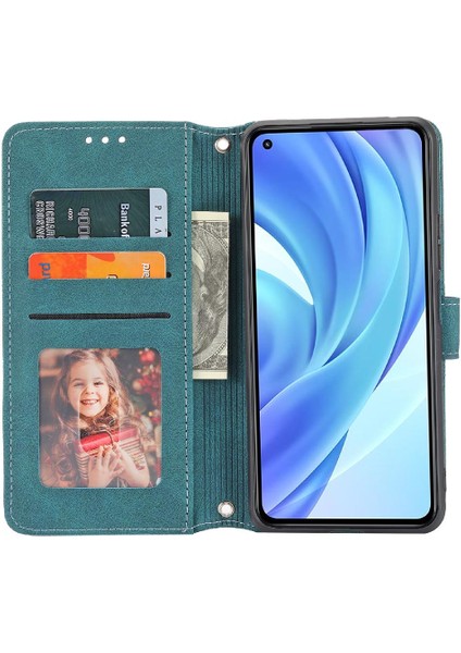 Xiaomi Mi 11 Lite Manyetik Kapatma Kickstand Pu Deri Için Flip Case (Yurt Dışından)