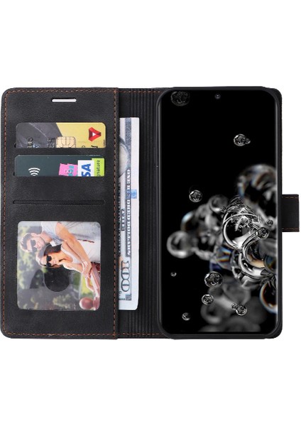 Samsung Galaxy S20 Ultra Cüzdan Basit Iş Flip Kapak Için Flip Case (Yurt Dışından) modelleri