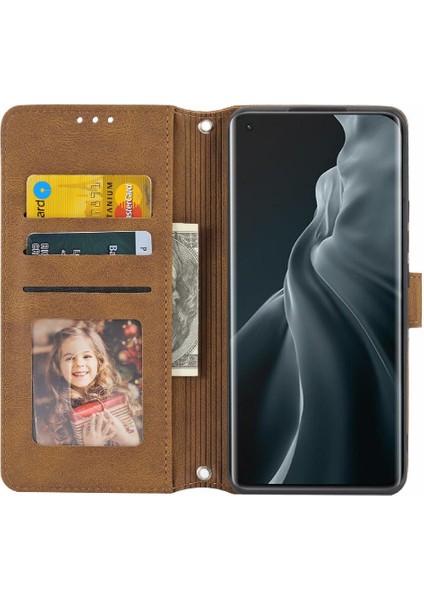 Xiaomi Mi 11 Için Flip Case Cüzdan Kılıf Kickstand Darbeye Koruyucu Pu (Yurt Dışından)