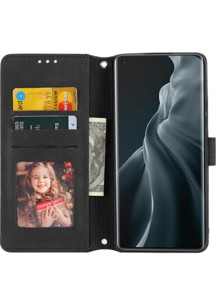 Xiaomi Mi 11 Için Flip Case Cüzdan Kılıf Kickstand Darbeye Koruyucu Pu (Yurt Dışından)
