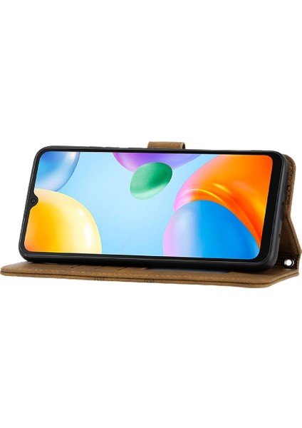 Xiaomi Redmi 10C Kickstand Manyetik Kapatma Darbeye Vaka Için Flip Case (Yurt Dışından)