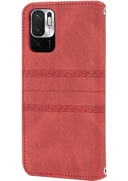 Xiaomi Redmi Not 10S Için Flip Case Cüzdan Kılıf Pu Deri Manyetik (Yurt Dışından)