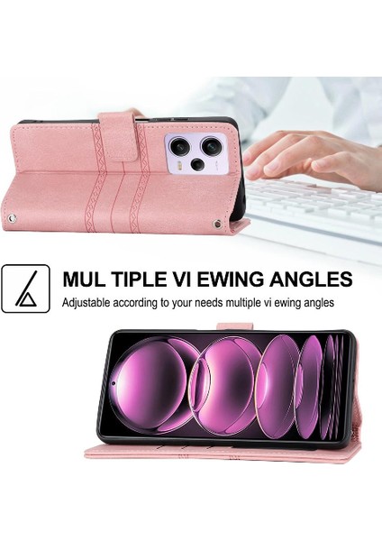 Xiaomi Redmi Not 12 Için Flip Case Pro Artı Cüzdan Kılıf Pu Deri (Yurt Dışından)
