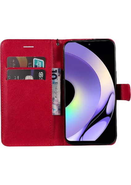 Realme 10 Pro 5g Için Flip Case Yüksek Kaliteli Deri Iş Cüzdan Telefon (Yurt Dışından)