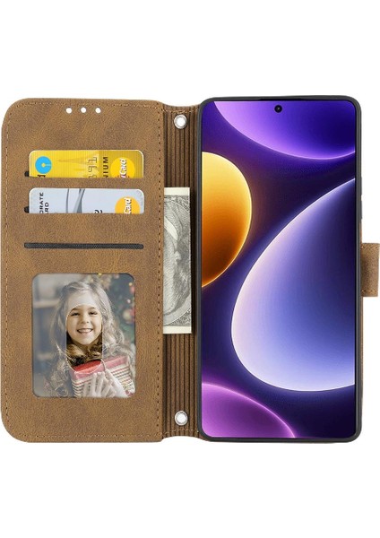 Xiaomi Redmi Not 12 Turbo Için Flip Case Pu Deri Darbeye Koruyucu (Yurt Dışından)