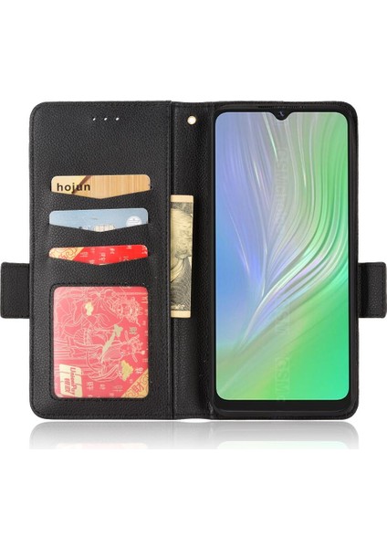 Blackview Blackview Kart Yuvaları Tutucu Manyetik Pu Deri Yan Toka Için Kılıf (Yurt Dışından)