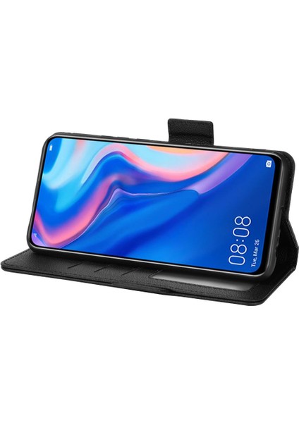 Huawei Y9 Başbakan 2019 Pu Deri Kart Yuvaları Tutucu Yan Toka (Yurt Dışından)