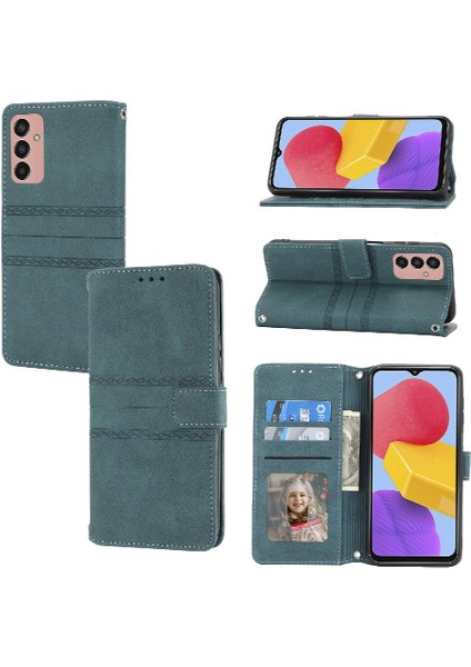 Manyi Mall Samsung Galaxy M13 4g Manyetik Kapatma Cüzdan Kılıf Pu Için Flip Case (Yurt Dışından)