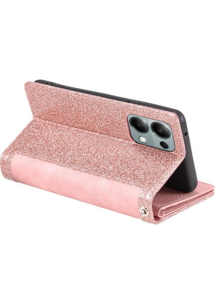 Xiaomi Redmi Not 13 Için Flip Case 5g Cüzdan Pu Deri Kordon Kickstand (Yurt Dışından)