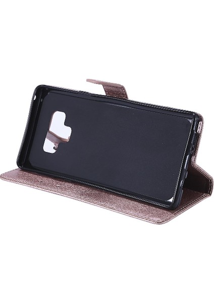 Samsung Galaxy Not 9 Için Flip Case Yüksek Kaliteli Deri Iş Cüzdan (Yurt Dışından)