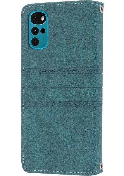 Motorola Moto G22 Kickstand Manyetik Kapatma Cüzdan Kılıf Pu Için Flip Case (Yurt Dışından) indirimleri