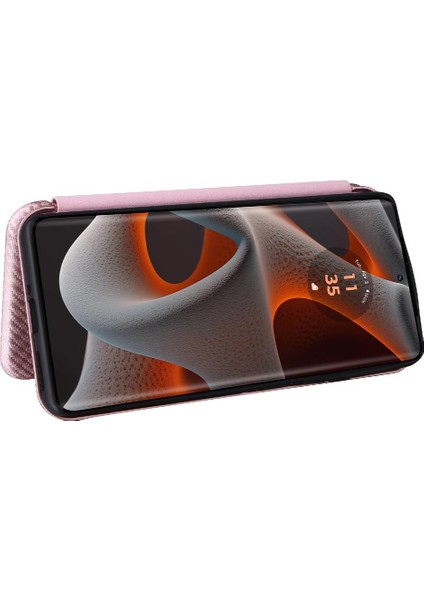 Motorola Moto Kenar 50 Pro Kart Ekleme Deri Folio Flip Case Için Kılıf (Yurt Dışından)