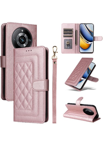 Realme 11 Pro Artı Darbeye Dayanıklı Kapak Için Flip Case Basit Iş (Yurt Dışından)