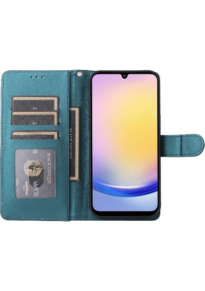 Samsung Galaxy A25 5g Için Flip Case Darbeye Kapak Kapak Basit Iş (Yurt Dışından)