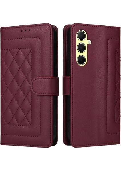 Samsung Galaxy A35 Flip Kapak Için Flip Case Darbeye Basit Iş (Yurt Dışından)