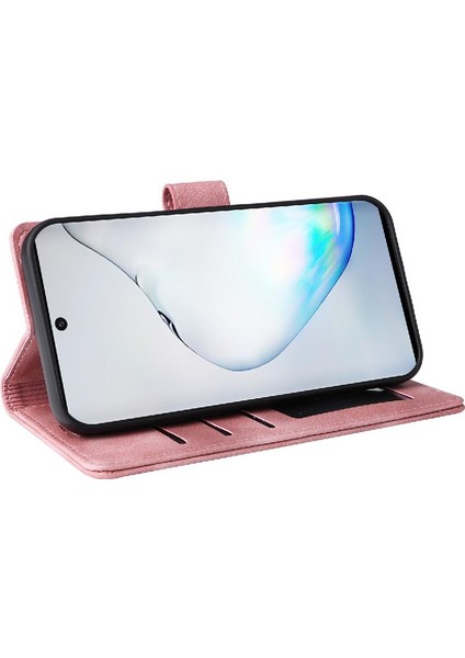 Samsung Galaxy Not 10 Için Flip Case Basit Iş Deri Kılıf Cüzdan (Yurt Dışından)
