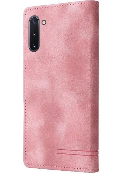 Samsung Galaxy Not 10 Için Flip Case Basit Iş Deri Kılıf Cüzdan (Yurt Dışından)