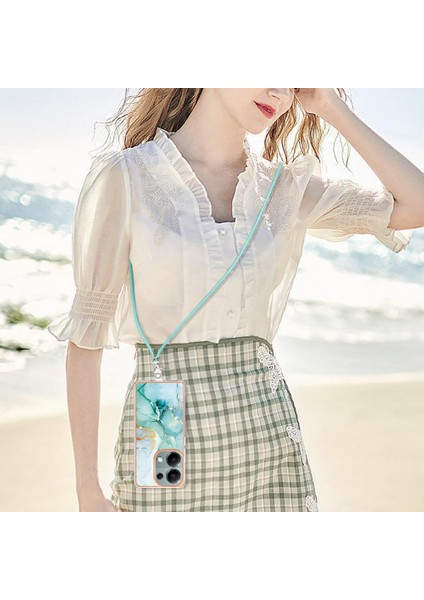Xiaomi Poco M6 Pro 4g Tampon Mermer Crossbody Kordon Askısı Yumuşak (Yurt Dışından) modelleri