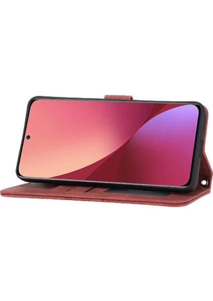Xiaomi 12 Lite Için Flip Case Kickstand Cüzdan Kılıf Darbeye Koruyucu (Yurt Dışından)