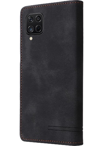 Samsung Galaxy A22 4g Deri Kılıf Için Flip Case Basit Iş Çevirme (Yurt Dışından)