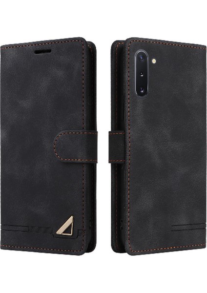 Samsung Galaxy Not 10 Için Flip Case Basit Iş Deri Kılıf Cüzdan (Yurt Dışından)
