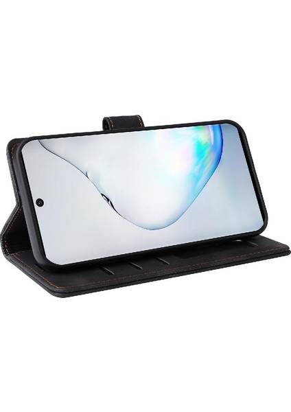 Samsung Galaxy Not 10 Için Flip Case Basit Iş Deri Kılıf Cüzdan (Yurt Dışından)