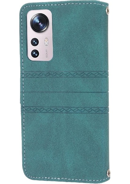Xiaomi 12 Lite Için Flip Case Kickstand Cüzdan Kılıf Darbeye Koruyucu (Yurt Dışından)