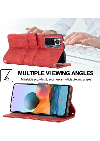 Xiaomi Redmi 9 Için Flip Case Güç Darbeye Koruyucu Kickstand Pu (Yurt Dışından) fırsatları