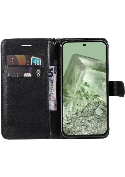 Kart Yuvası Yüksek Kaliteli Deri Iş ile Google Piksel 8A Için Flip Case (Yurt Dışından) indirimleri