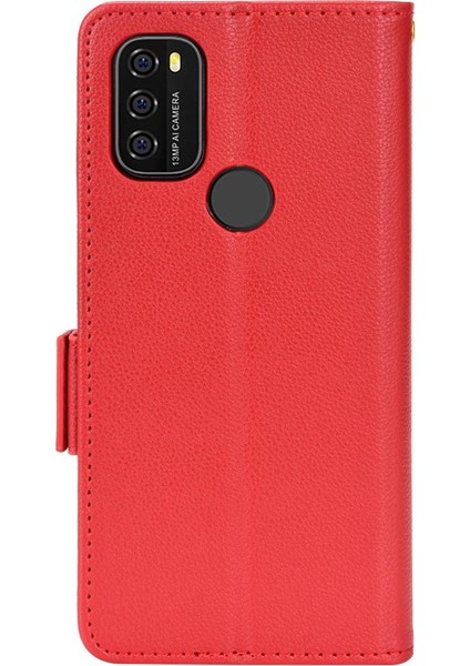 Blackview A70 Manyetik Pu Deri Kart Yuvaları Tutucu Yan Toka Için Kılıf (Yurt Dışından)
