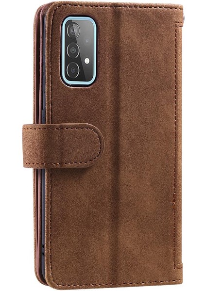Samsung Galaxy Için Flip Case A52S 5g Kordon Cüzdan Kickstand 9 Kart Yuvaları (Yurt Dışından)