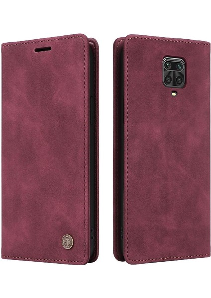 Xiaomi Redmi Not 9s Için Flip Case Darbeye Deri Kılıf Kapak Çevirin (Yurt Dışından)