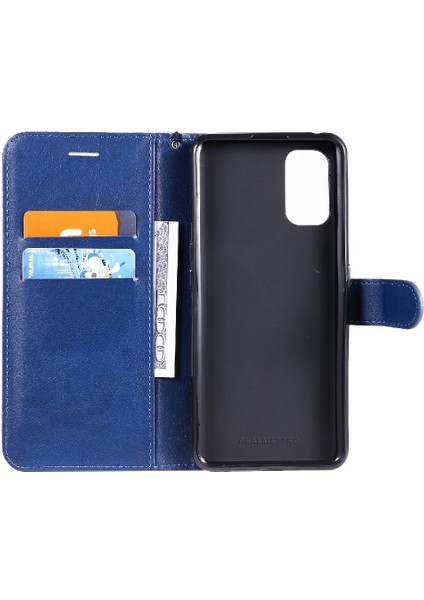 Realme 7 Pro Iş Cüzdan Telefon Kılıfı Için Flip Case Yüksek Kalite Deri (Yurt Dışından) fırsatları