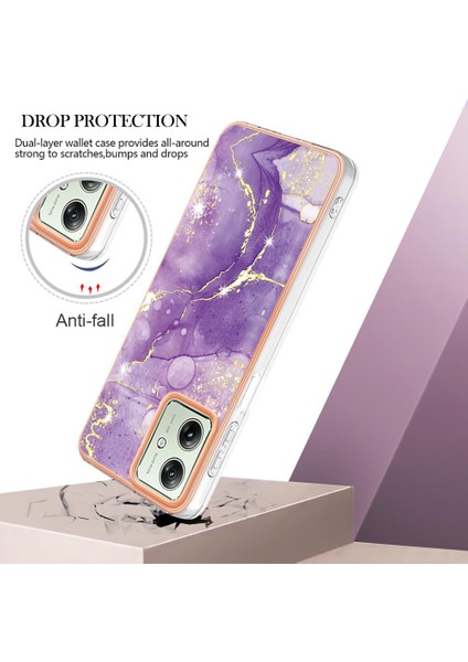 Motorola Moto G54 5g Yumuşak Tampon Ince Tpu Koruma Mermer (Yurt Dışından) modelleri