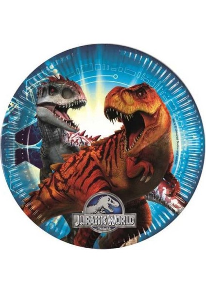 Jurassic World 8 Adet Tabak 23 cm