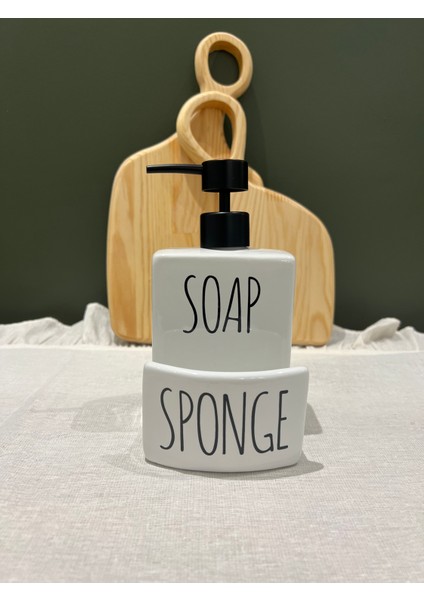 Porselen Modern Sıvı Sabunluk/sünger Bölmeli fırsatları