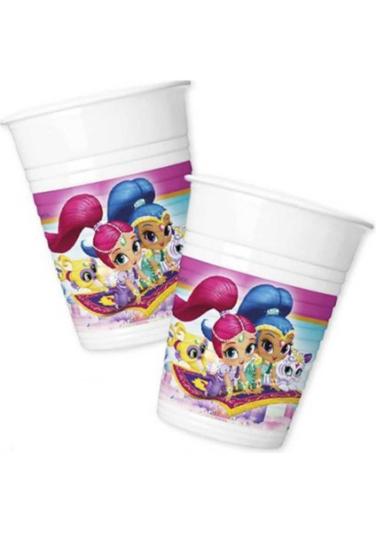 Shimmer Shine Karton Bardak Pk:8