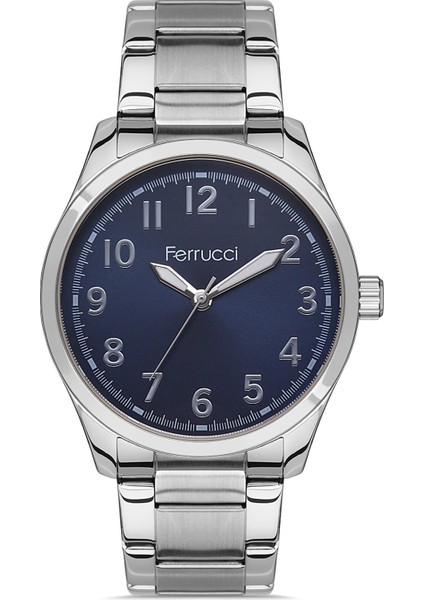 Ferruccı Rakamlı Metal Erkek Kol Saati